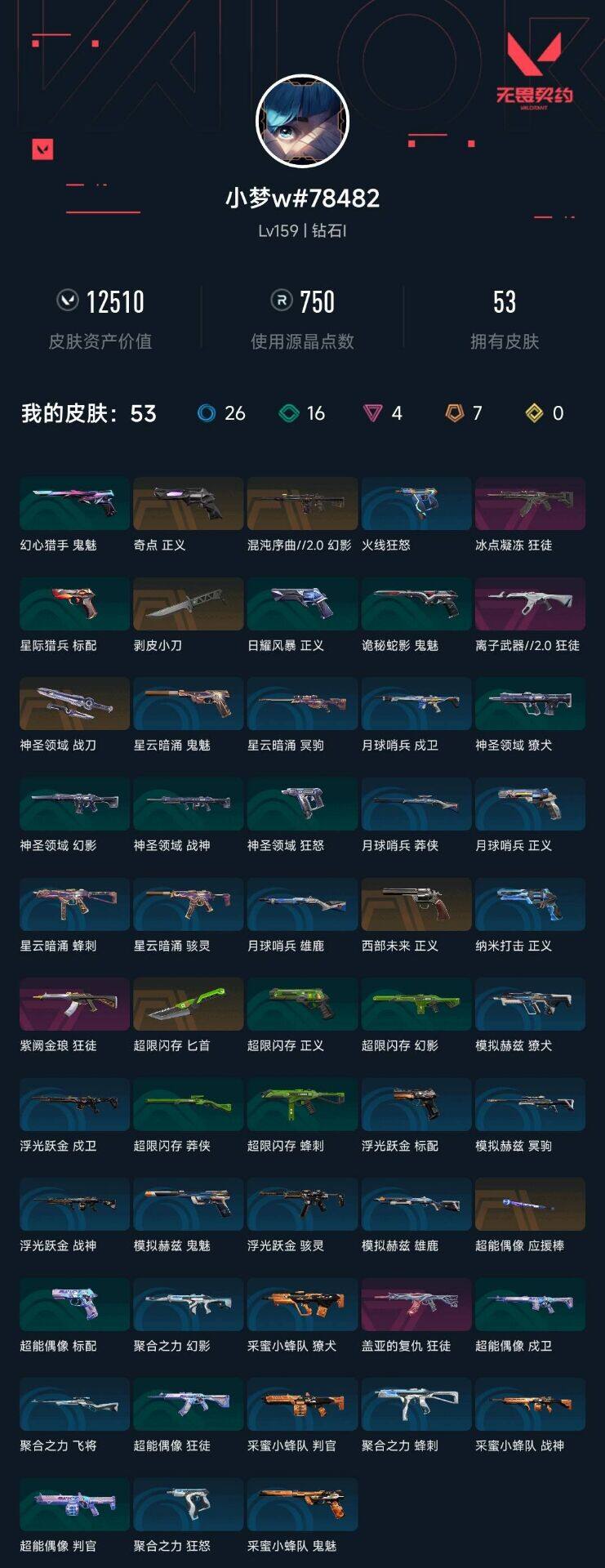 WWQEY41713无畏契约账号详情图6