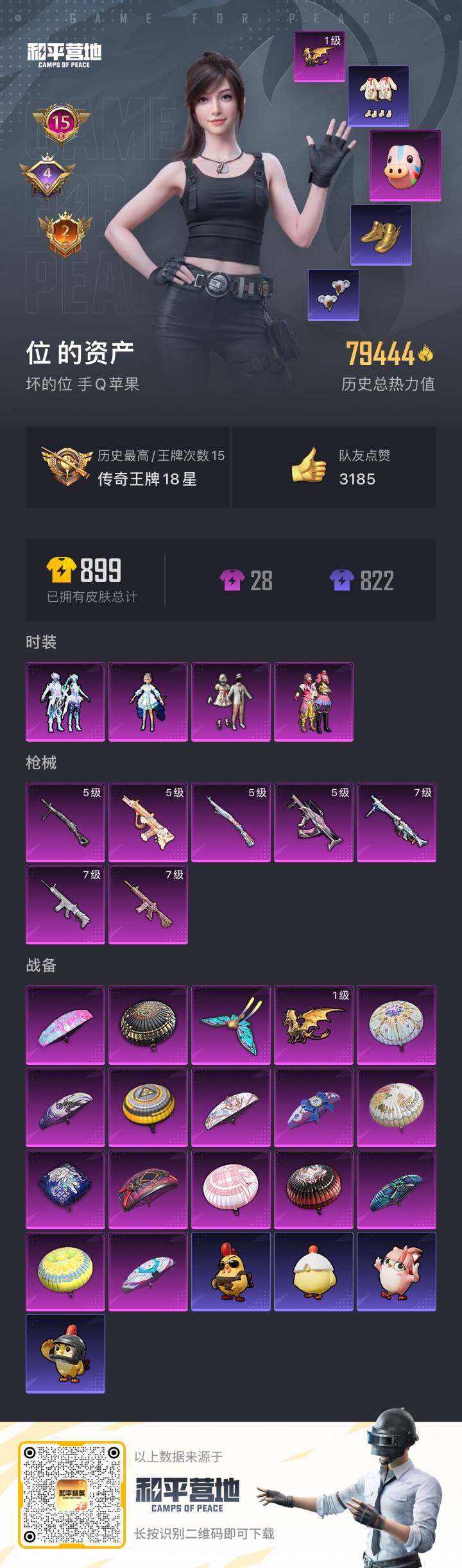 HPCMW418905和平精英账号详情图2