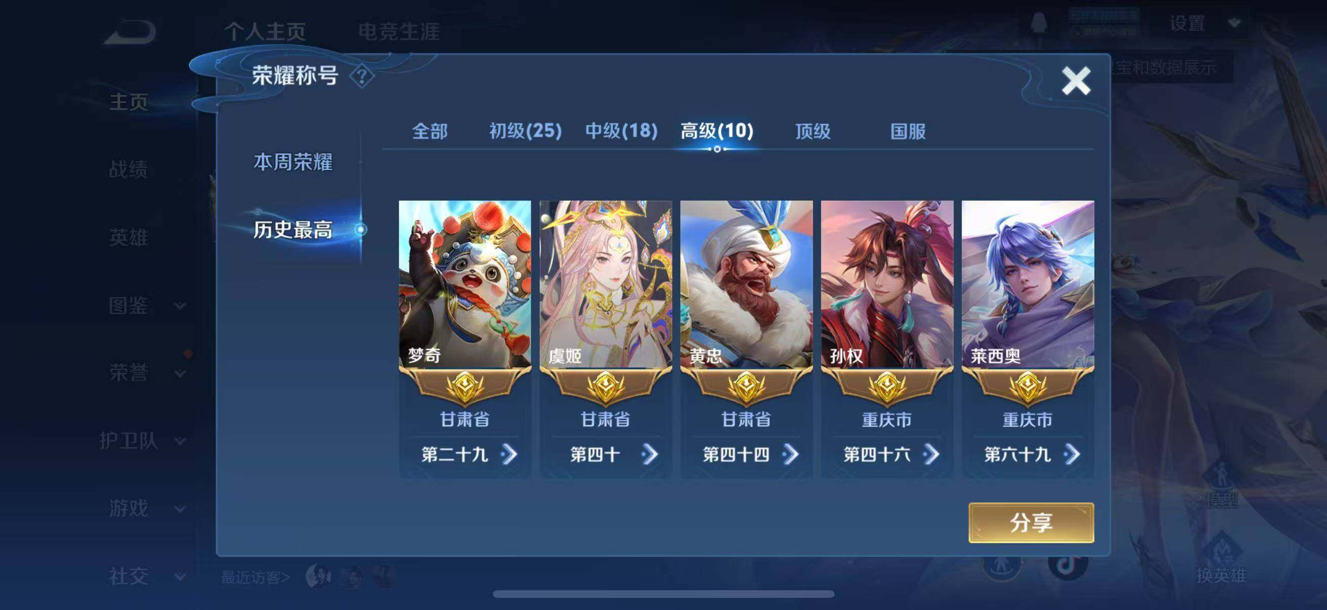 WZLFY421522王者荣耀账号详情图15