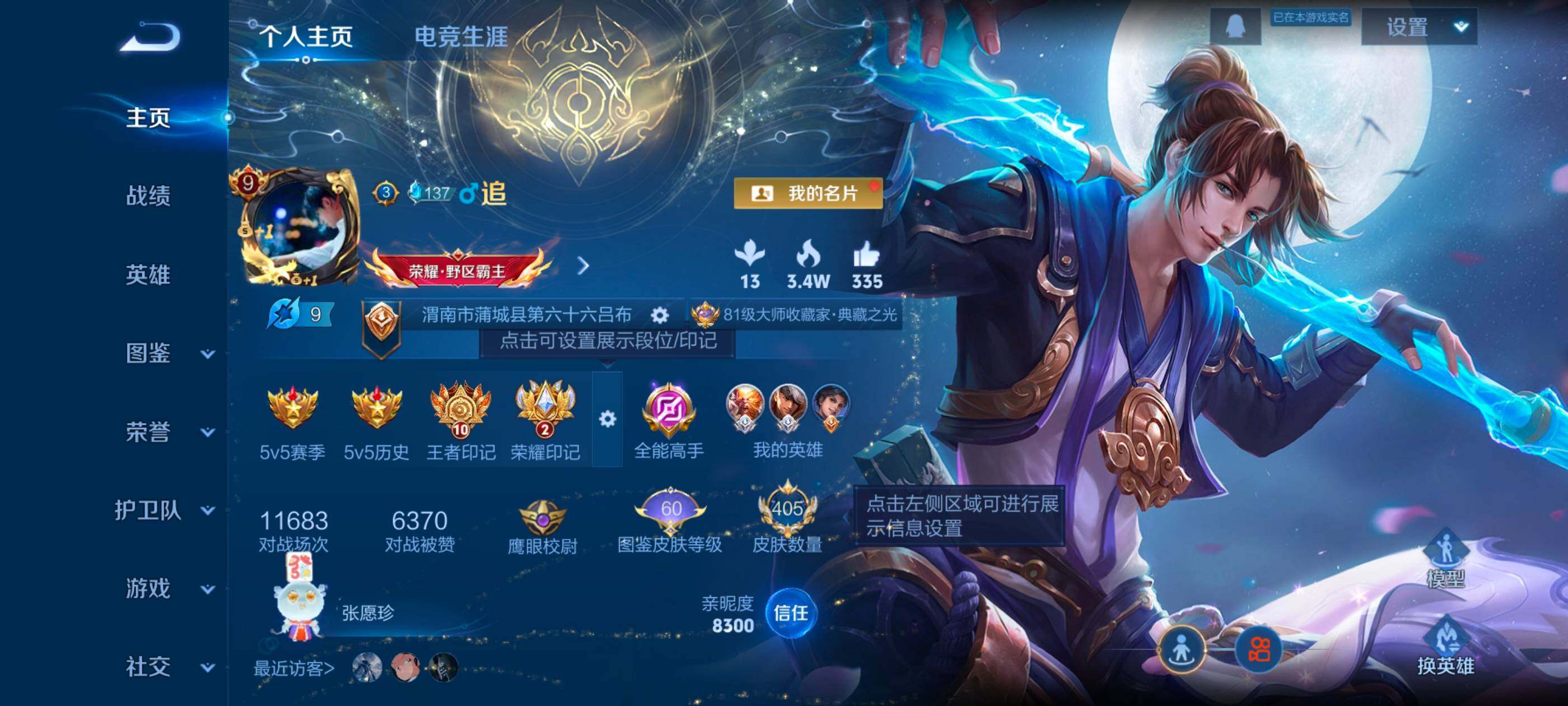 WZQM423333王者荣耀账号详情图3