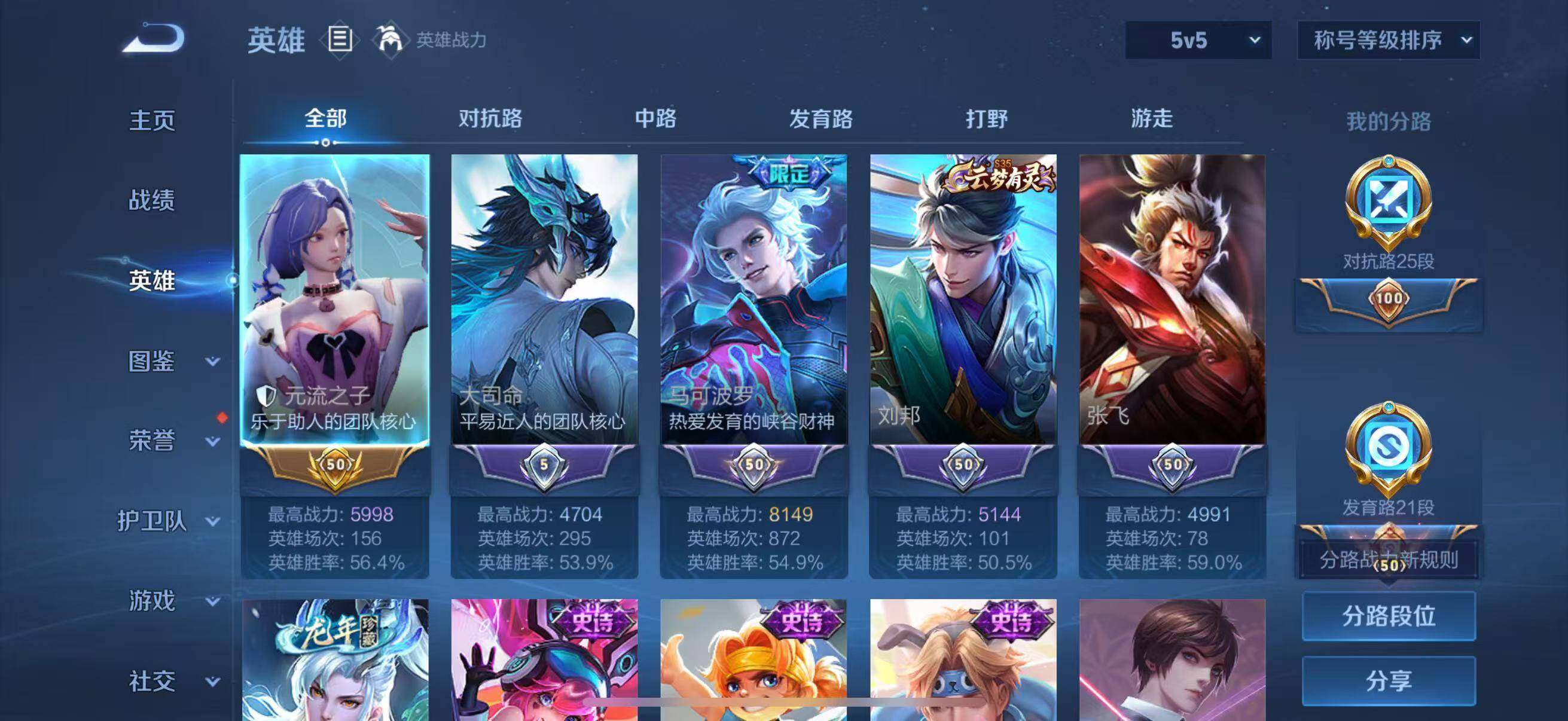 WZJZ442692王者荣耀账号详情图5