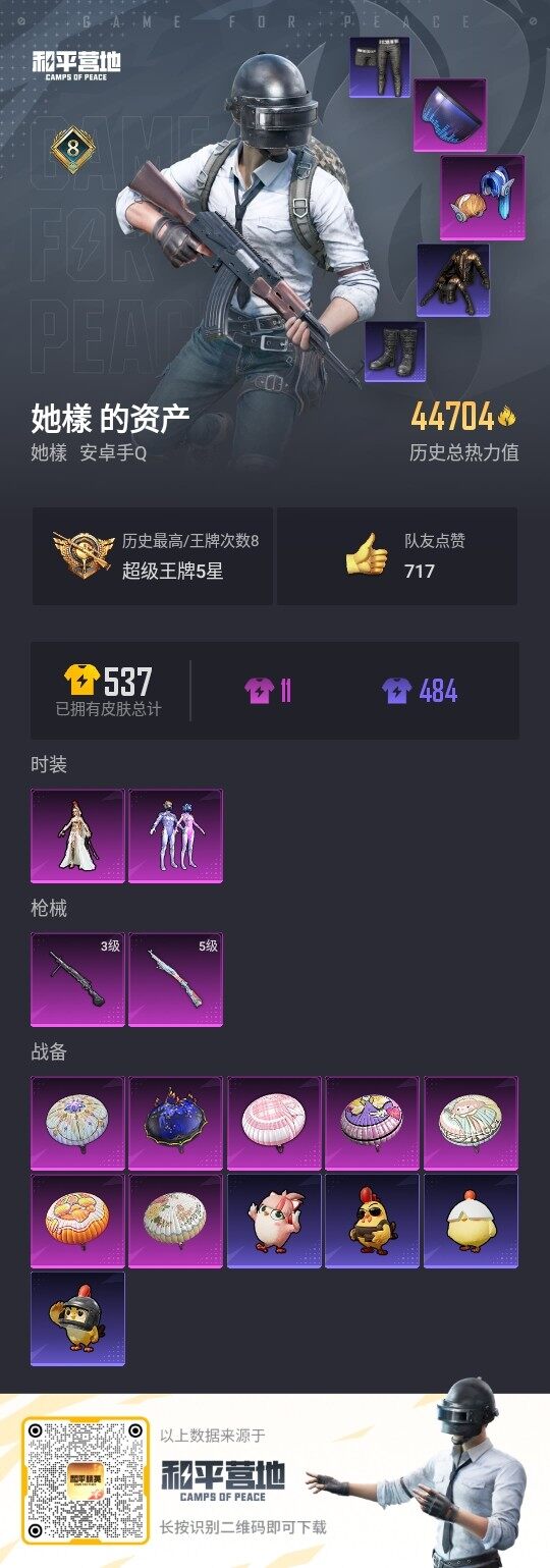 HPLX419223和平精英账号详情图3 HPLX419223和平精英账号详情图3