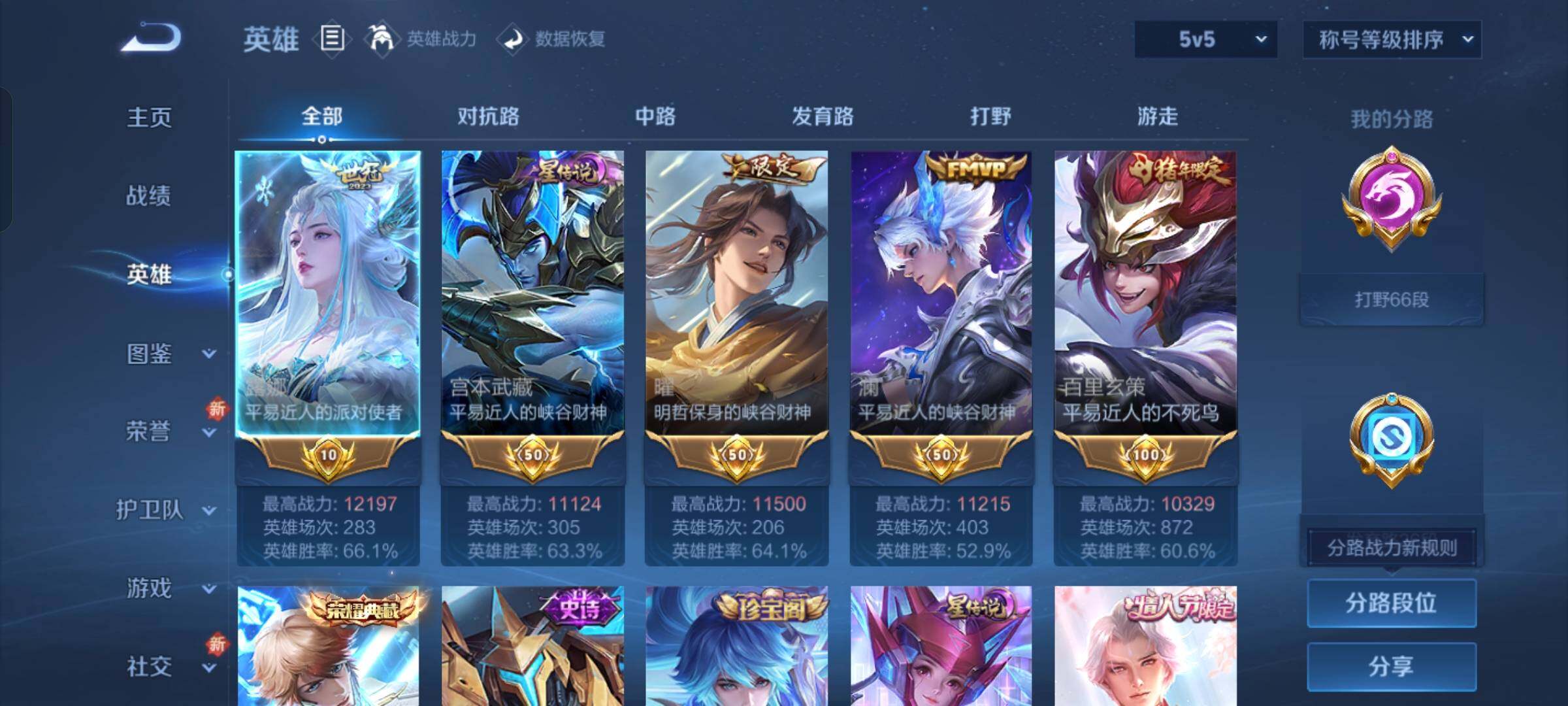 WZCMW430405王者荣耀账号详情图3