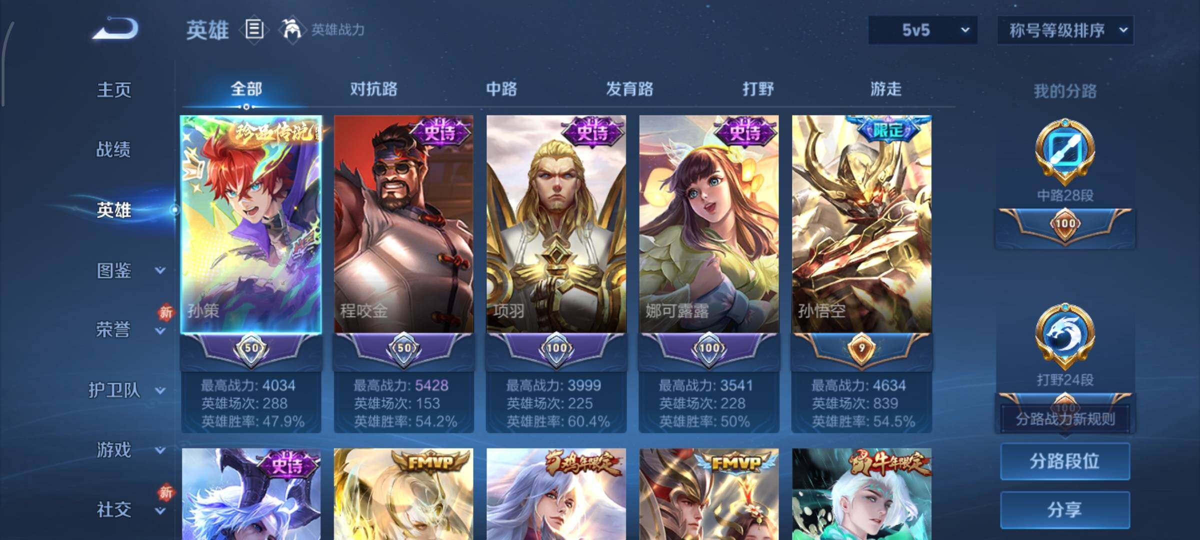 WZCMW442544王者荣耀账号详情图3