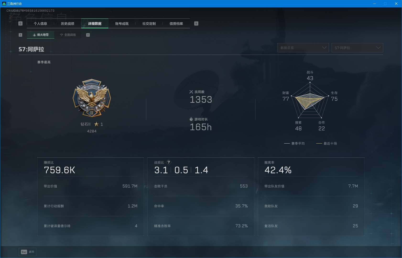 SJZEY45102三角洲行动账号详情图4