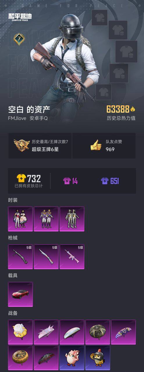 HPCMW417115和平精英账号详情图6