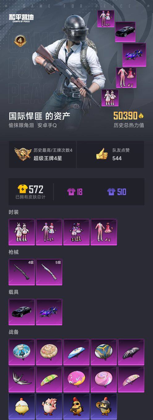 HPCMW417128和平精英账号详情图5