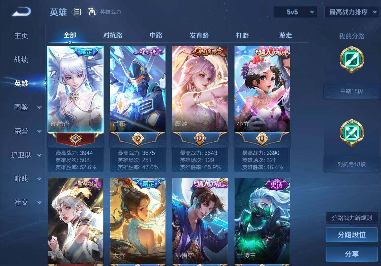 WZLX466673王者荣耀账号详情图3