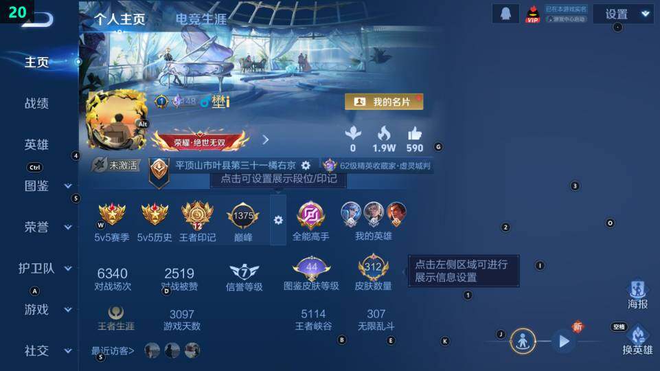 WZ03431235王者荣耀账号详情图8