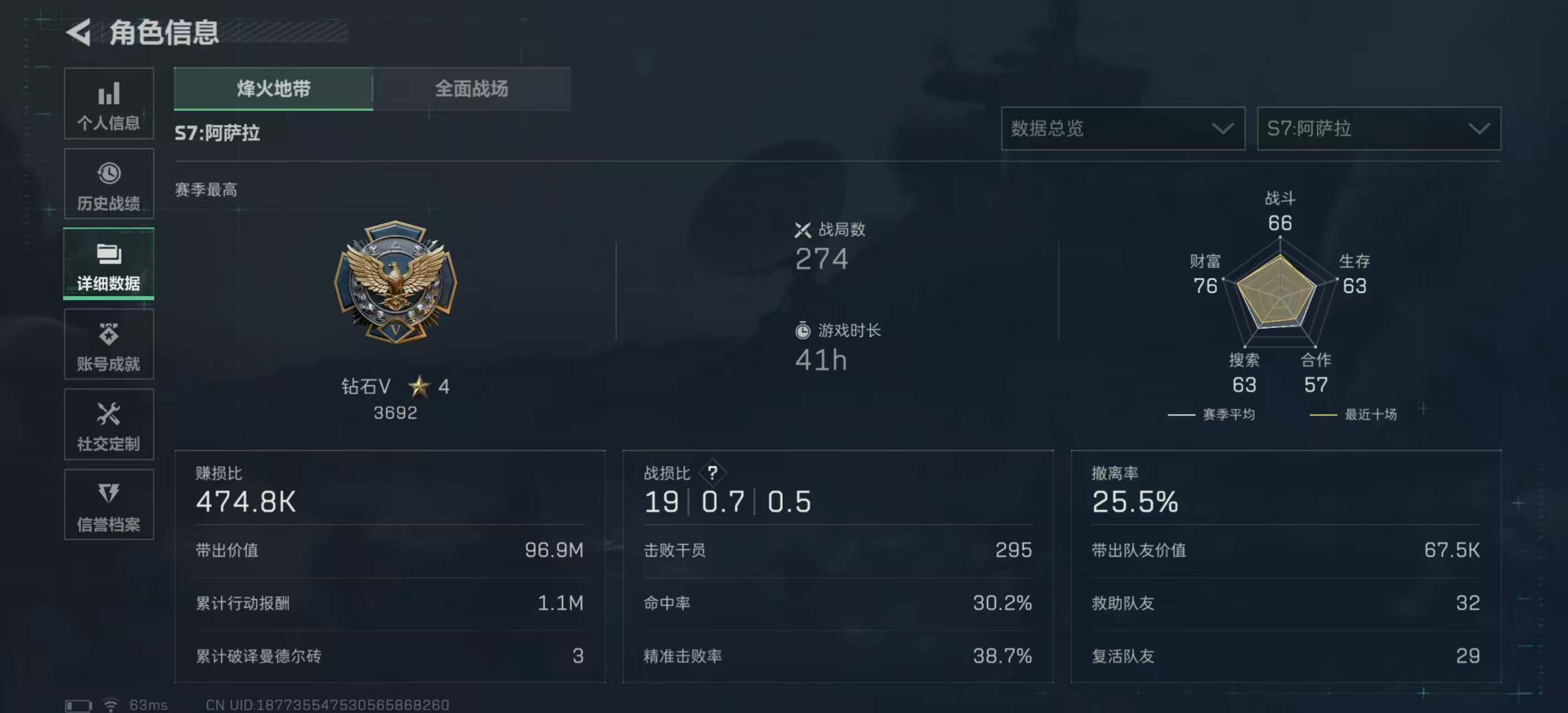 SJZEY46004三角洲行动账号详情图4