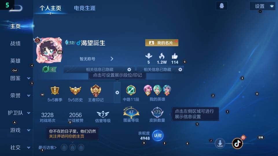 WZ03431162王者荣耀账号详情图6 WZ03431162王者荣耀账号详情图6