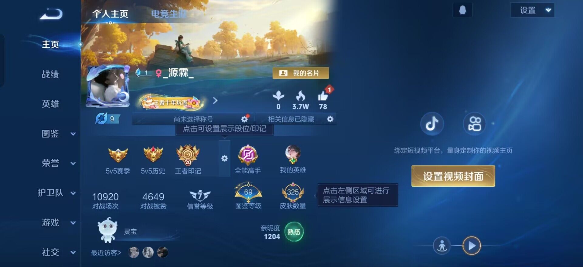 WZQM433721王者荣耀账号详情图3