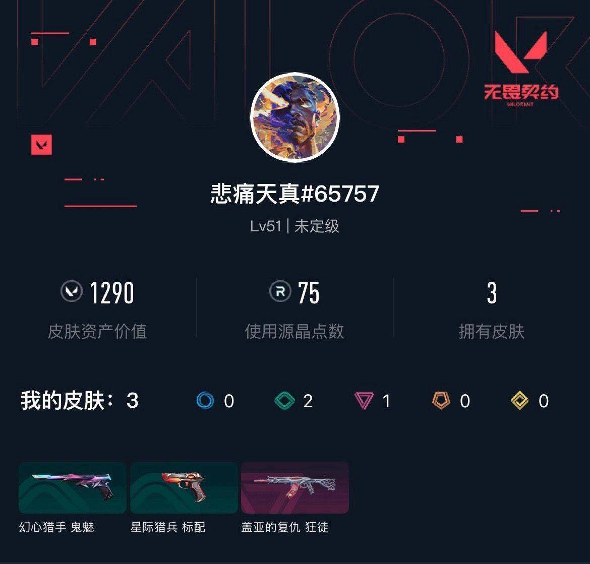 WWQXL42106无畏契约账号详情图3 WWQXL42106无畏契约账号详情图3