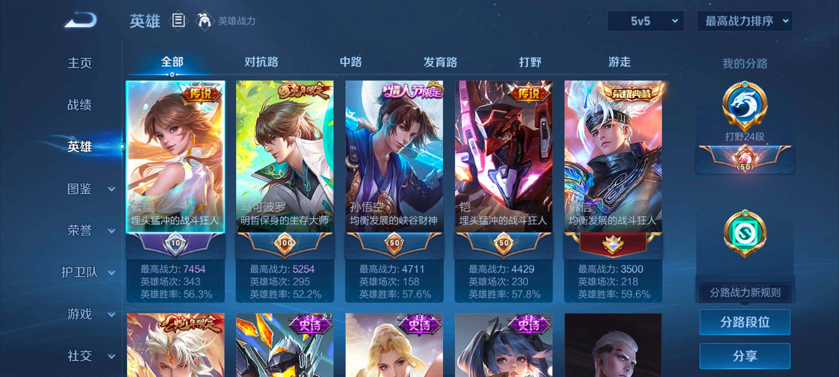 WZQM425320王者荣耀账号详情图5 WZQM425320王者荣耀账号详情图5