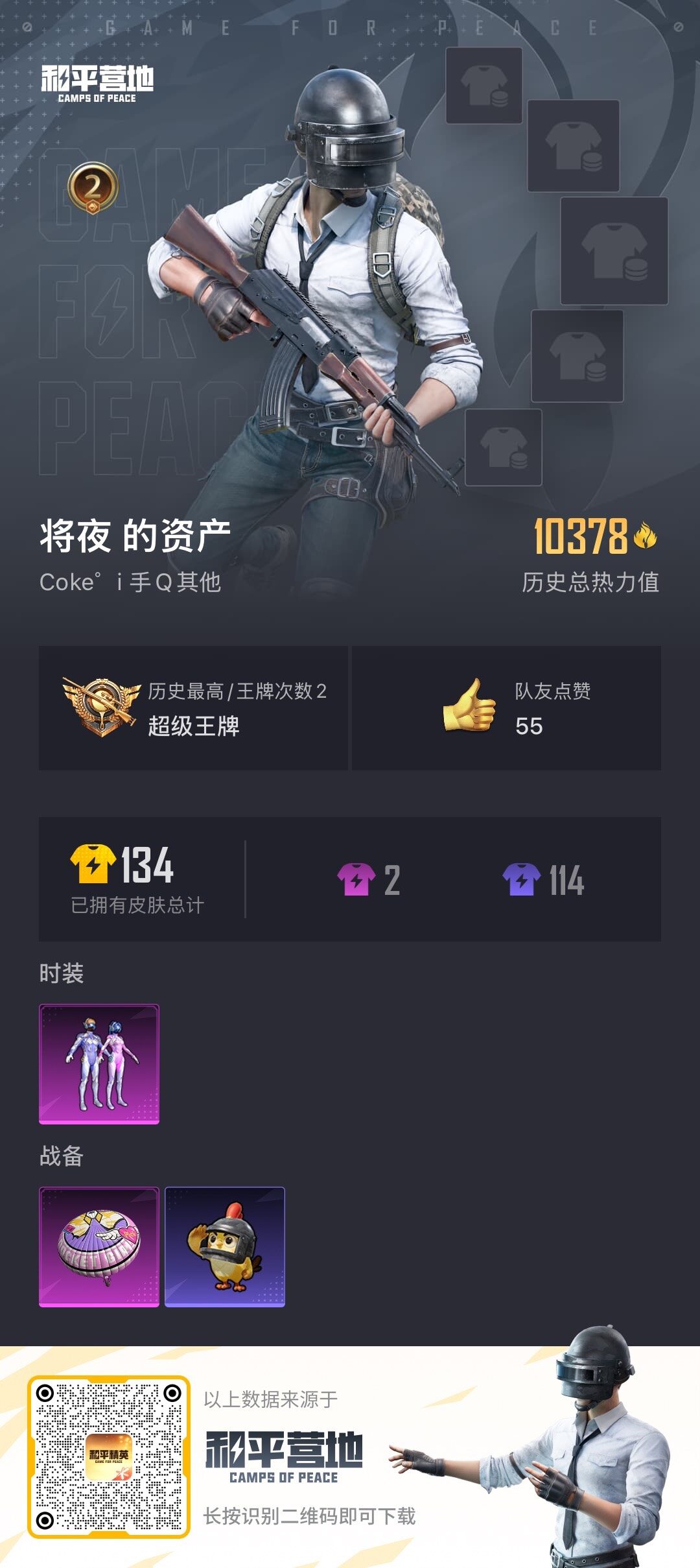 HPQM422401和平精英账号详情图5