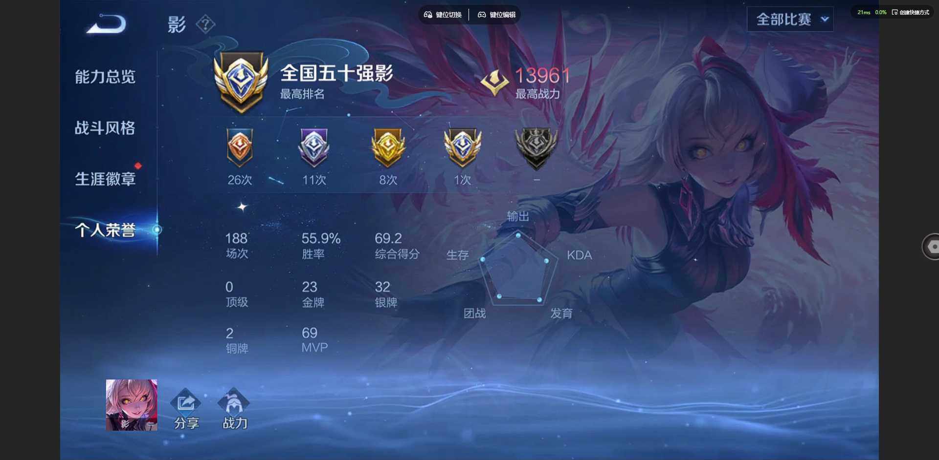 WZQM431421王者荣耀账号详情图10