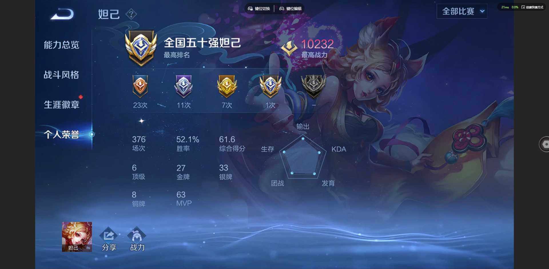 WZQM431421王者荣耀账号详情图15