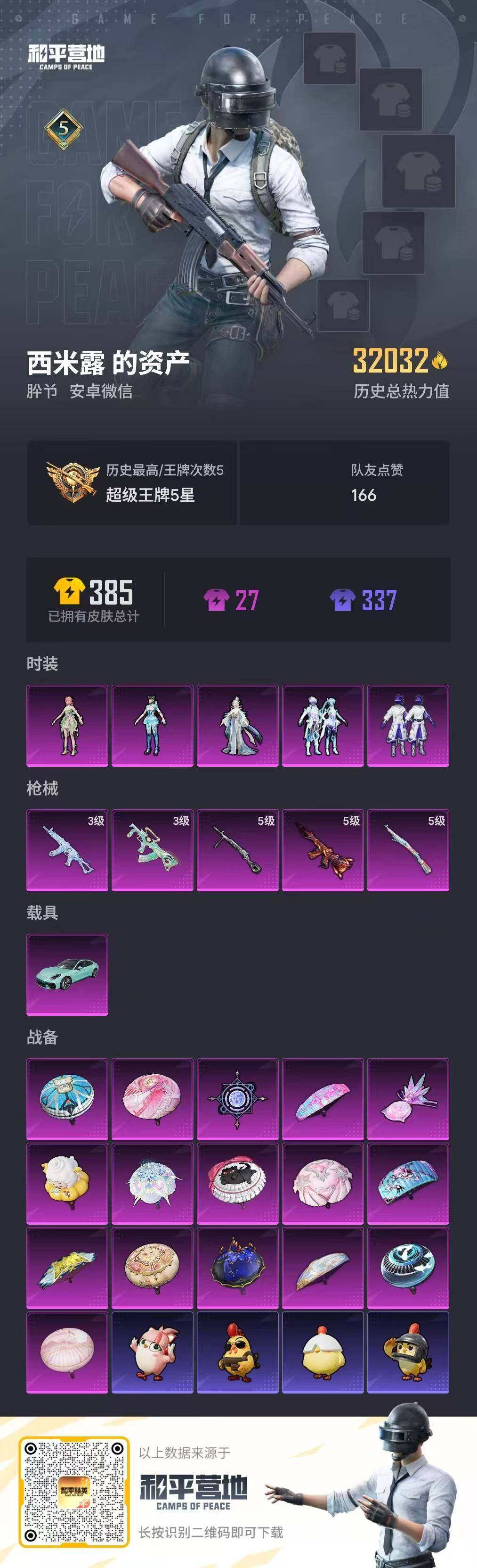 HPLX414895和平精英账号详情图4 HPLX414895和平精英账号详情图4