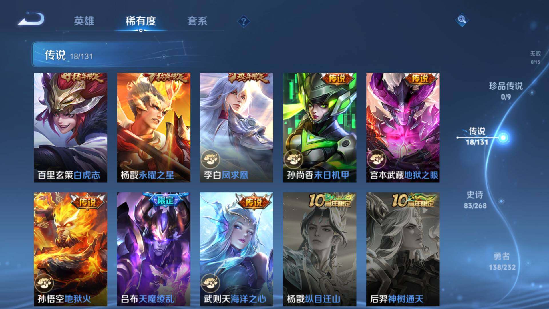 WZLFY426508王者荣耀账号详情图12 WZLFY426508王者荣耀账号详情图12