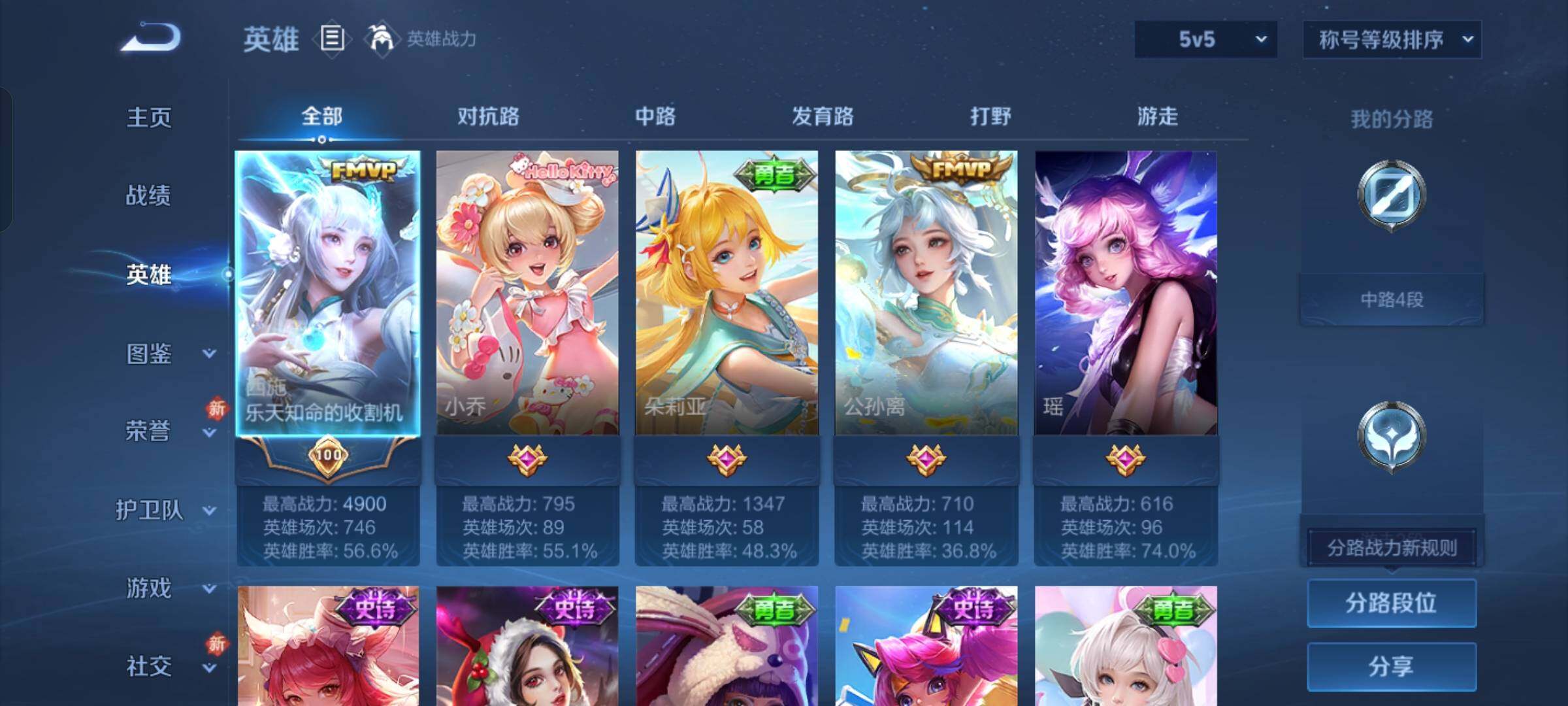 WZCMW438077王者荣耀账号详情图3