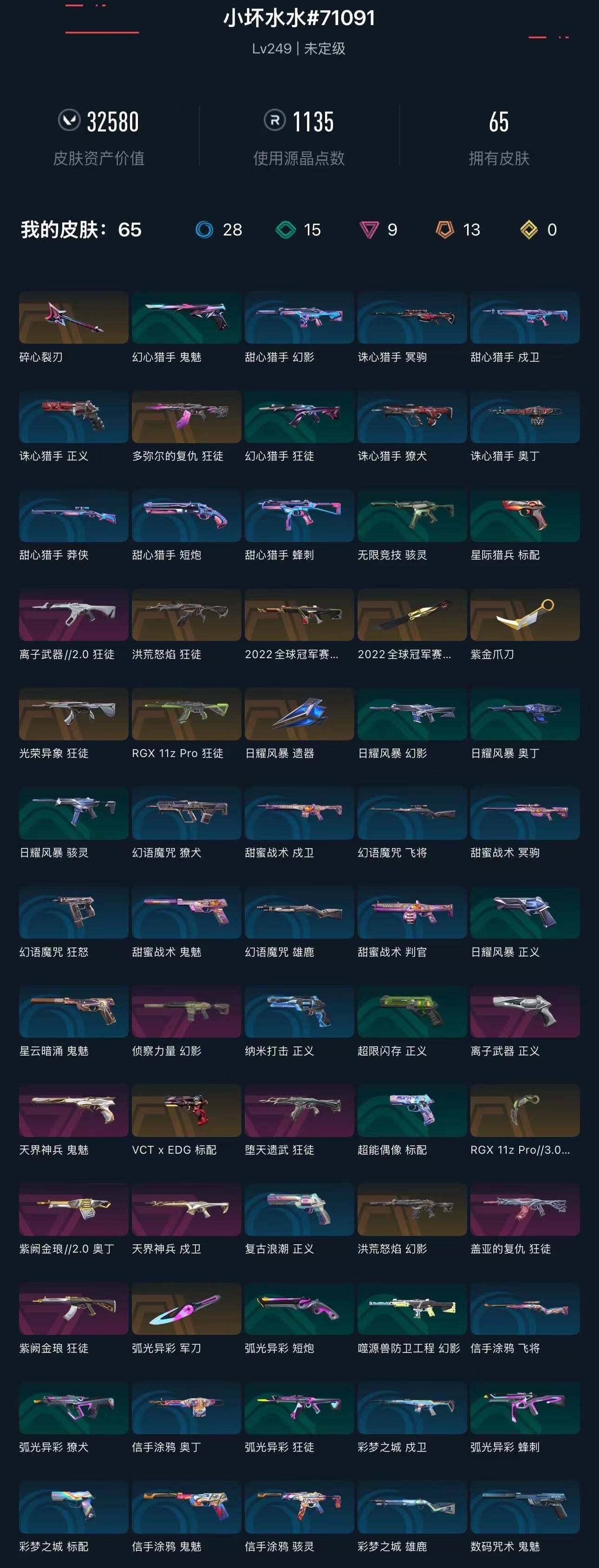 WWQXL42204无畏契约账号详情图5