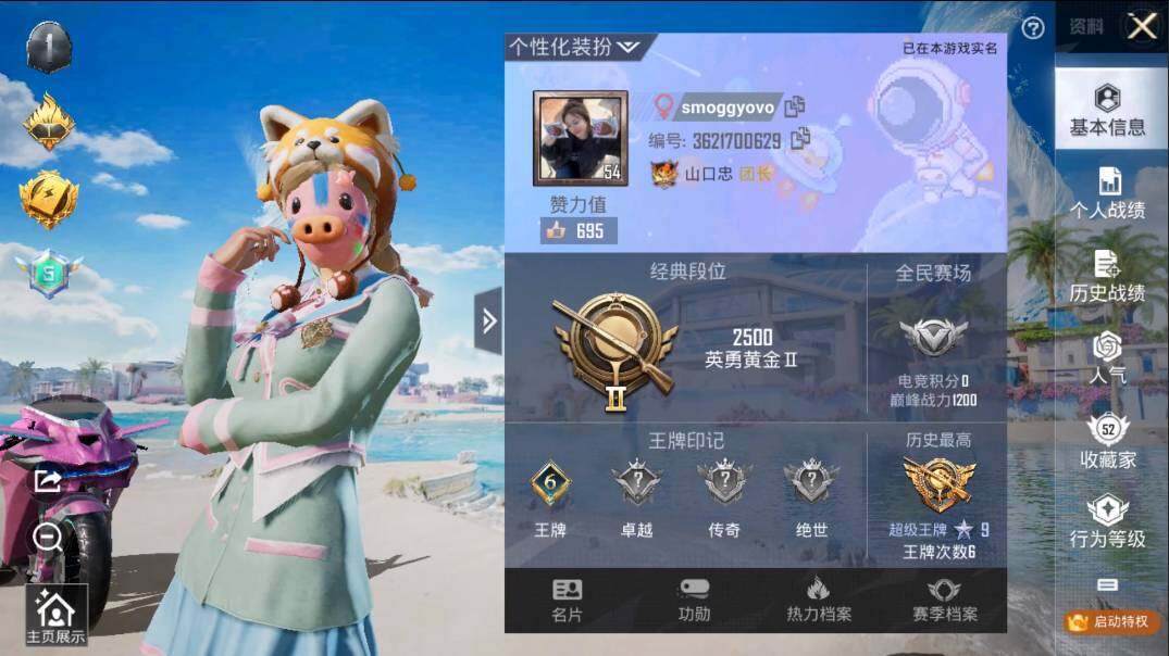 HPQYYX417095和平精英账号详情图5