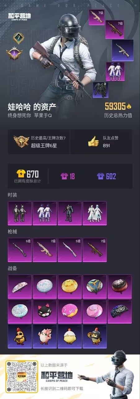 HPLX462259和平精英账号详情图15