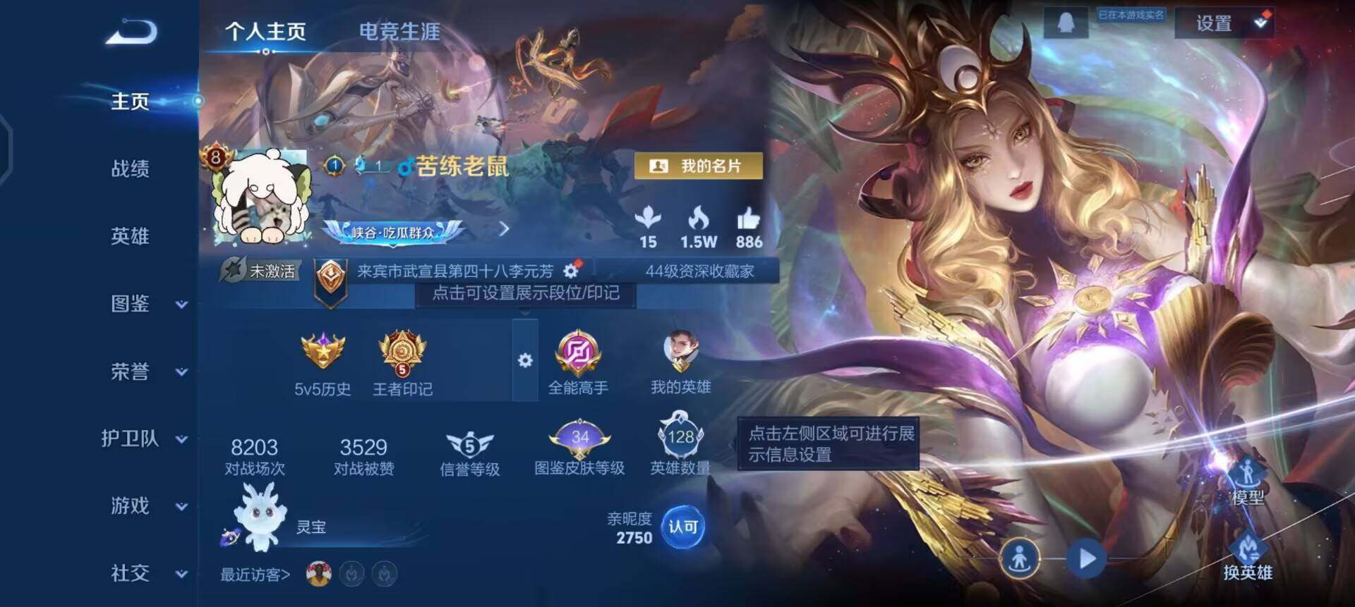 WZQM433706王者荣耀账号详情图3 WZQM433706王者荣耀账号详情图3