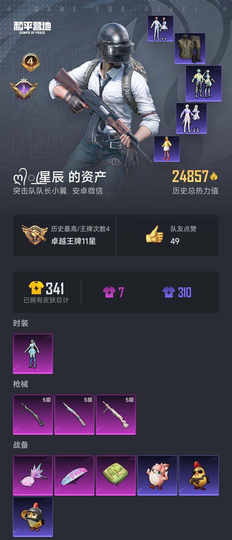 HPQM415172和平精英账号详情图5