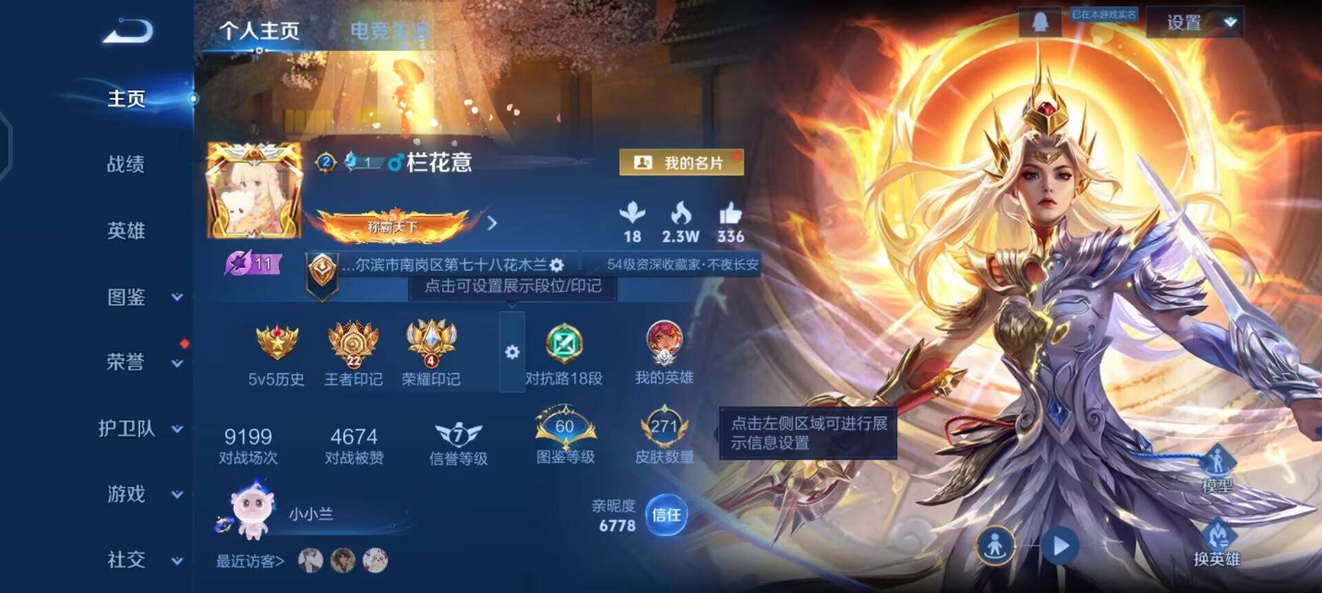 WZQM458377王者荣耀账号详情图3