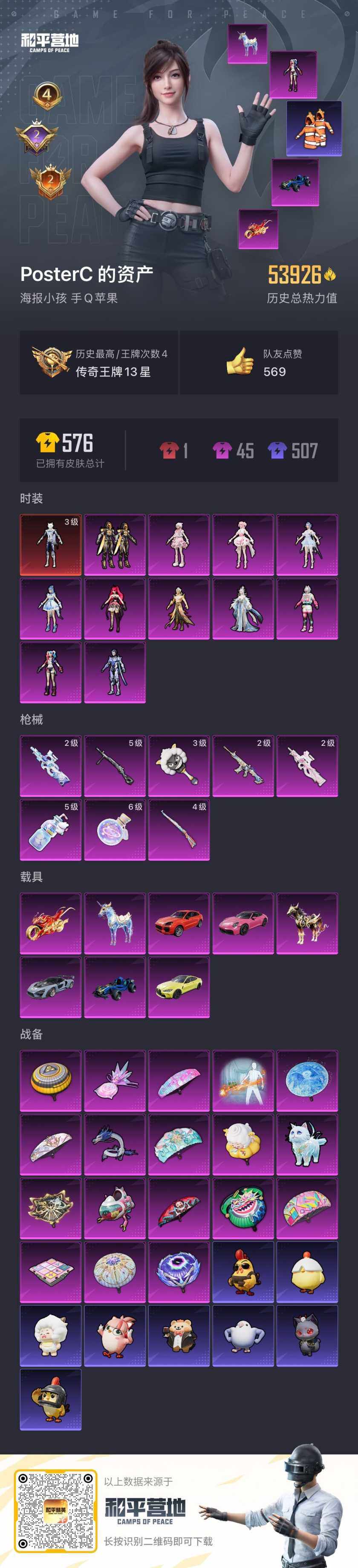 HPLE415648和平精英账号详情图7