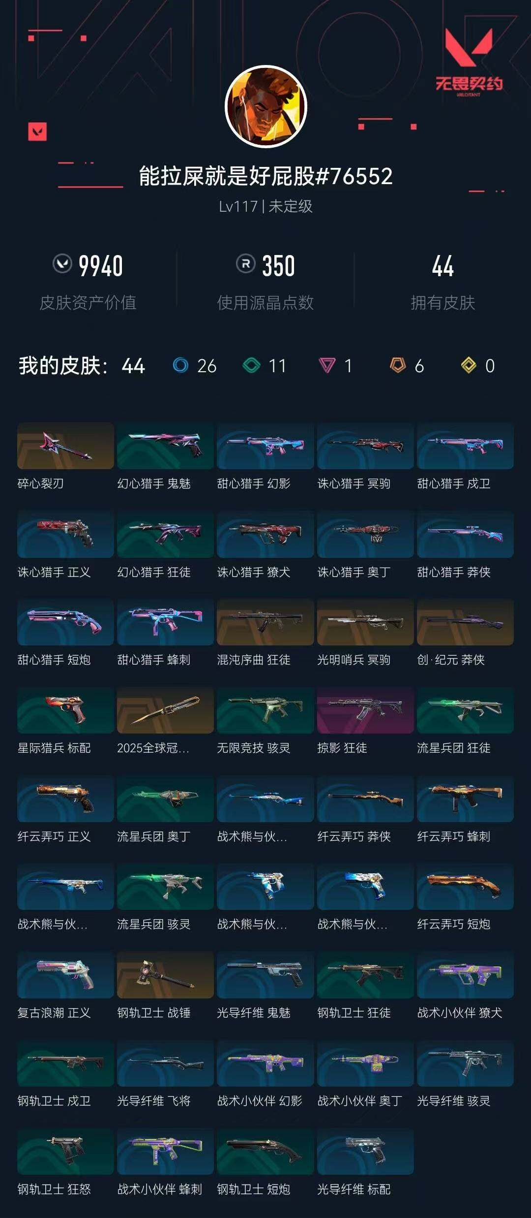 WWQXL42486无畏契约账号详情图5