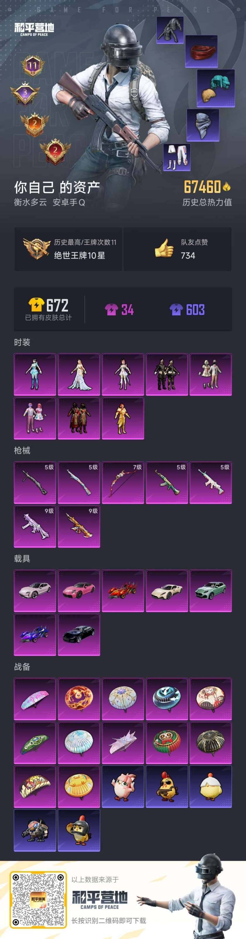 HPCMW418193和平精英账号详情图6