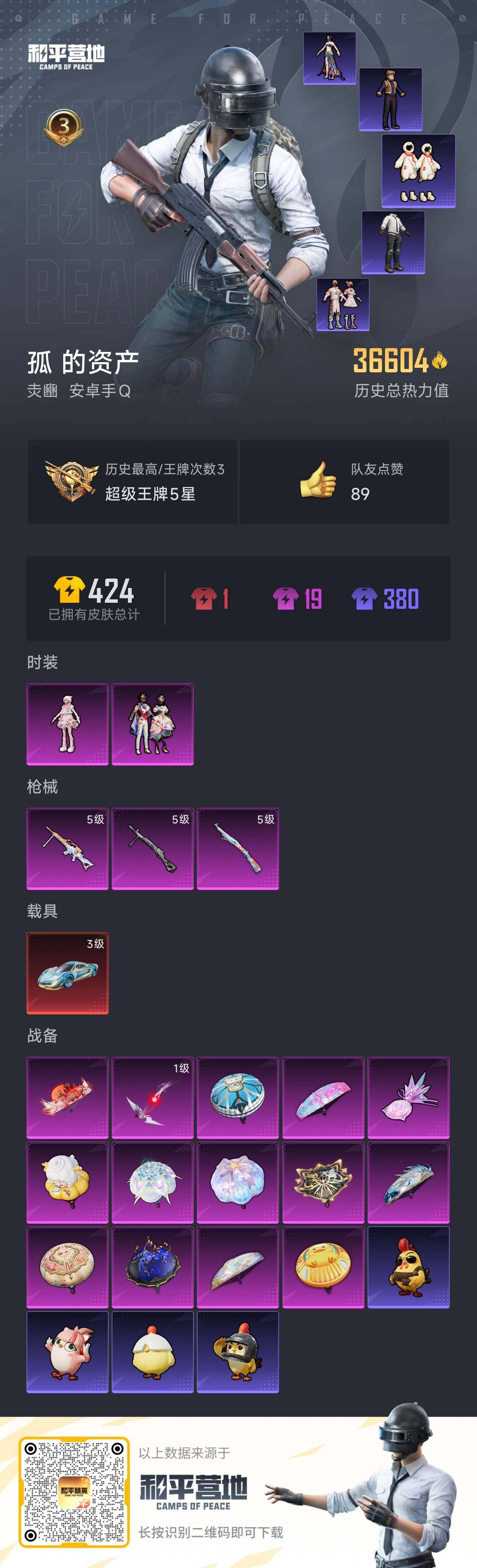 HPLE418166和平精英账号详情图4