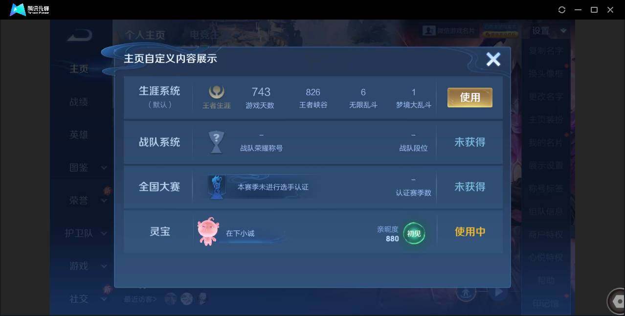 WZCMW433935王者荣耀账号详情图5