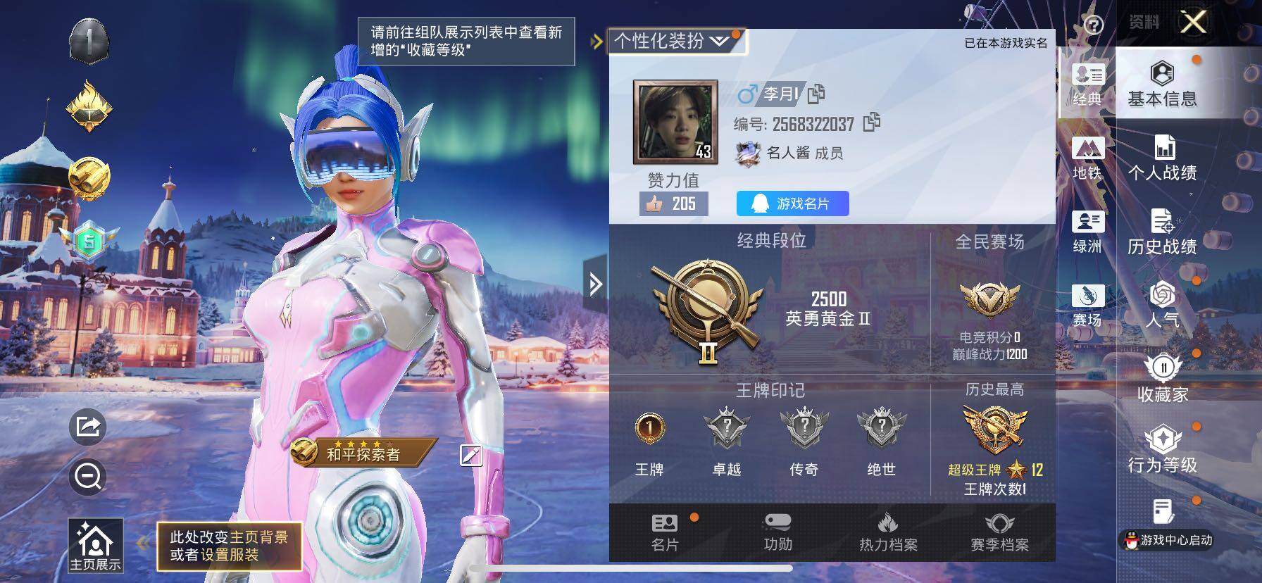 HPCMW420995和平精英账号详情图2