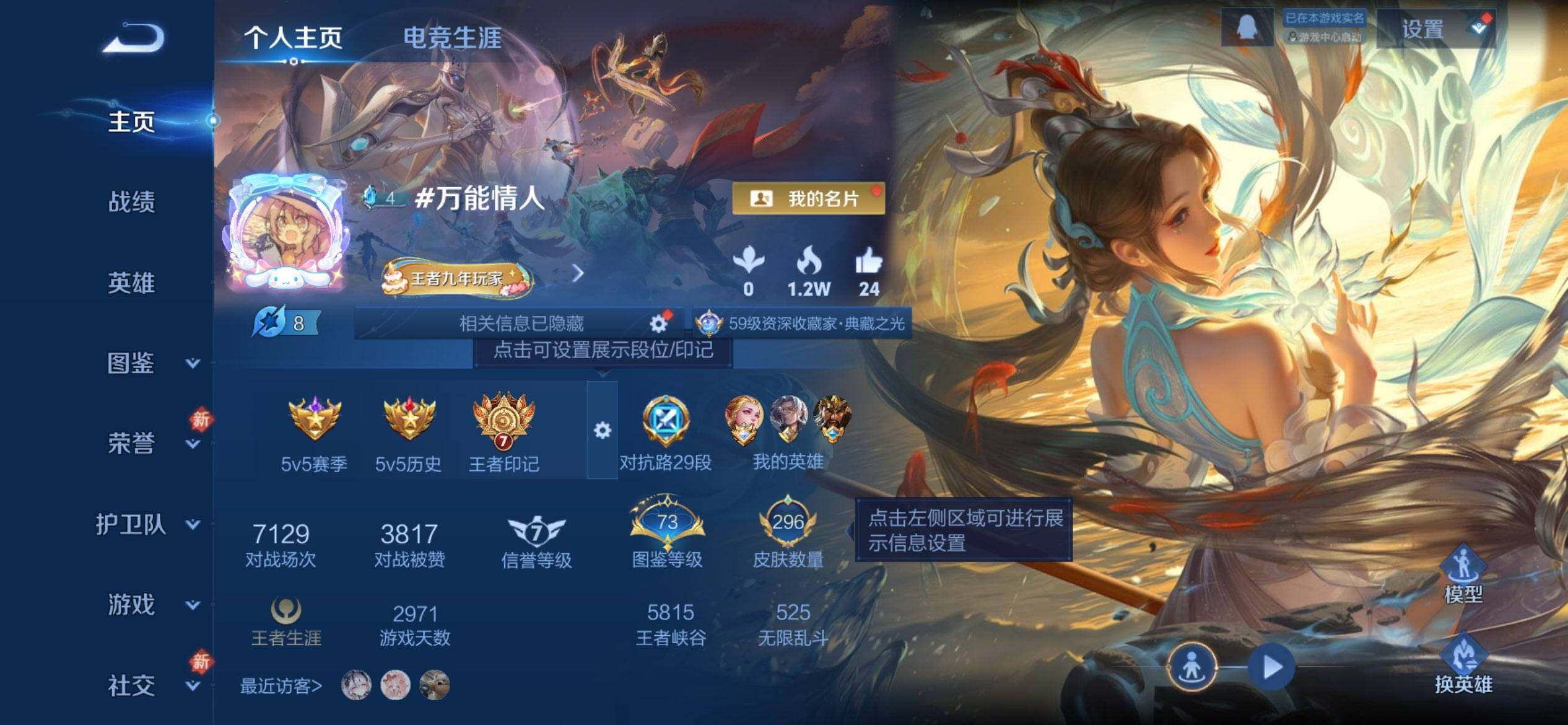 WZQM431954王者荣耀账号详情图3