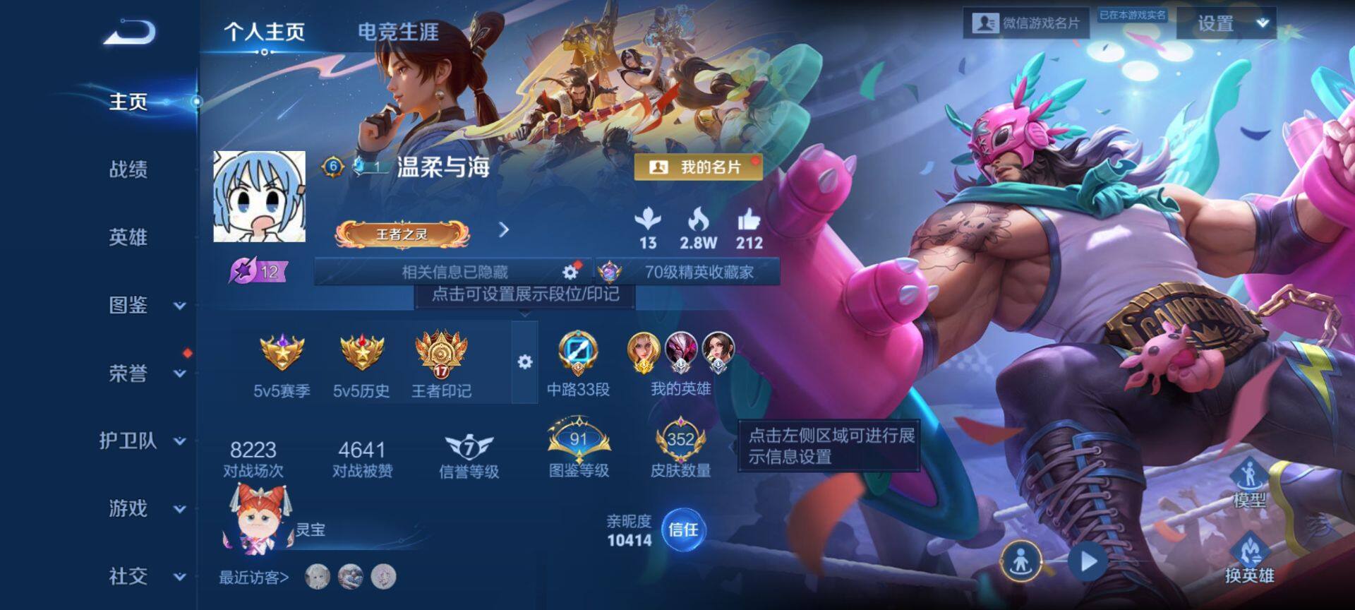 WZQM431971王者荣耀账号详情图3