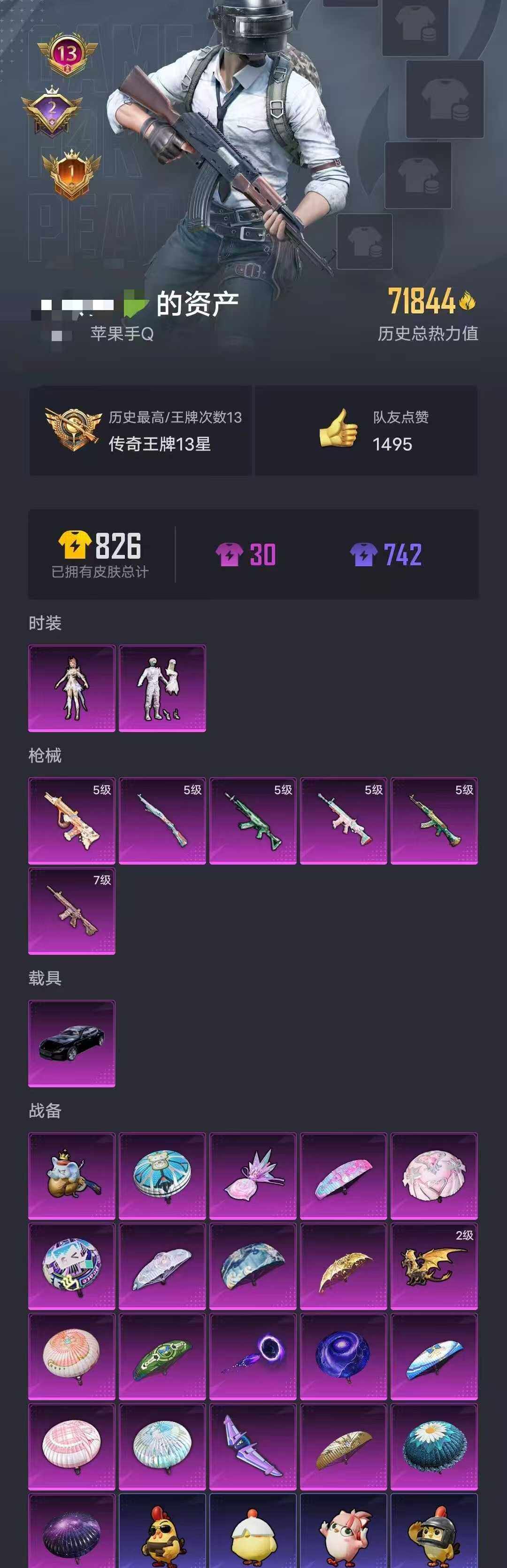 HPQM416433和平精英账号详情图5