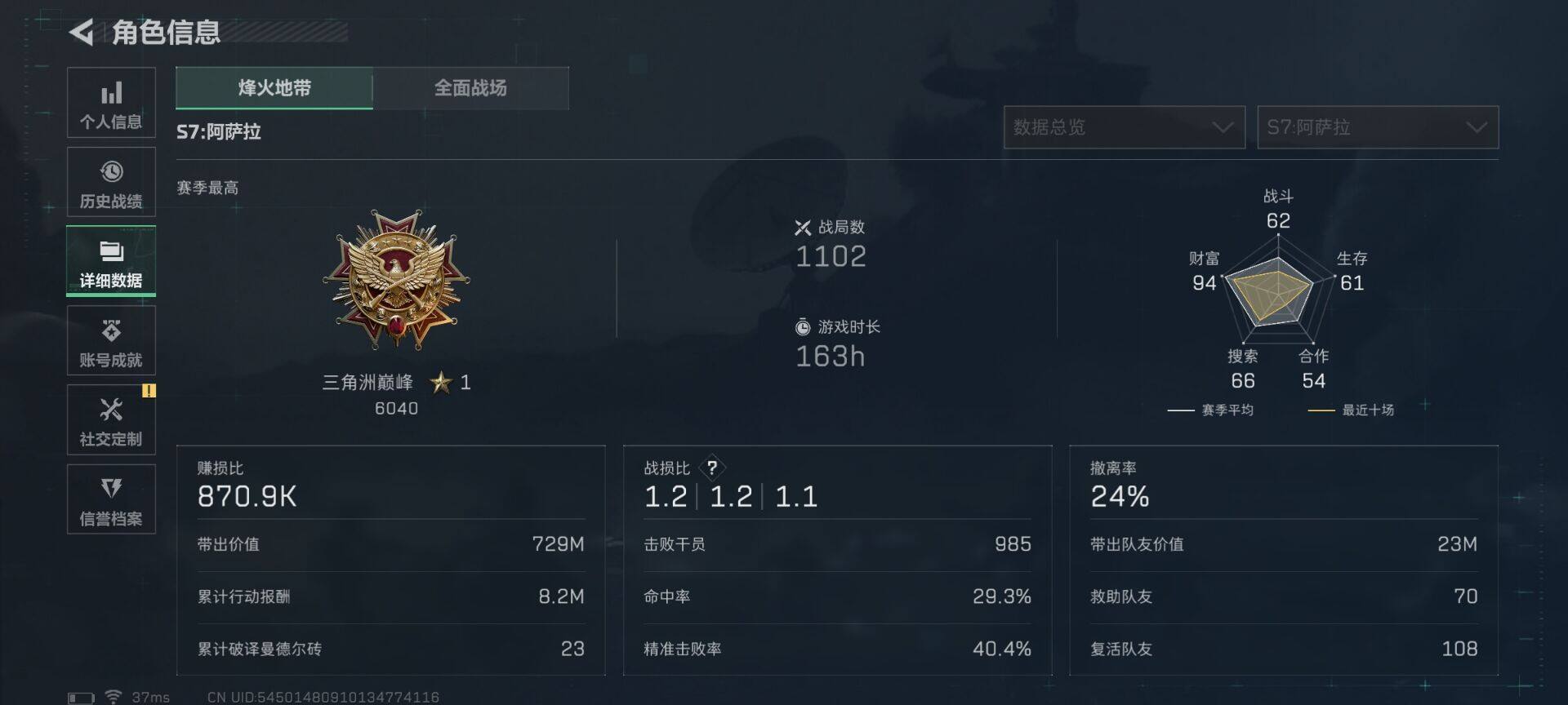 SJZQM48920三角洲行动账号详情图25 SJZQM48920三角洲行动账号详情图25