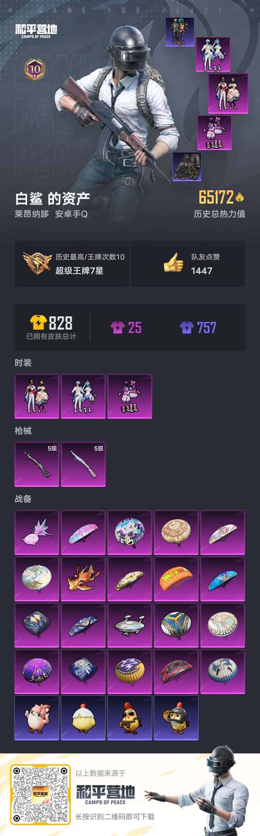 HPLX418338和平精英账号详情图8