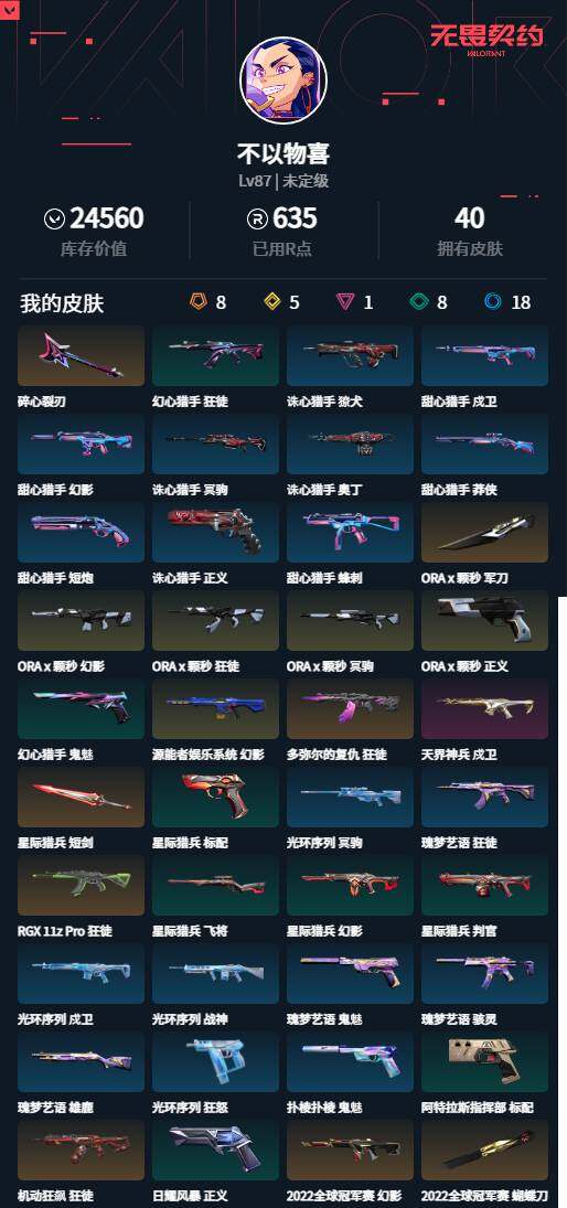 WWQLXY42748无畏契约账号详情图2 WWQLXY42748无畏契约账号详情图2