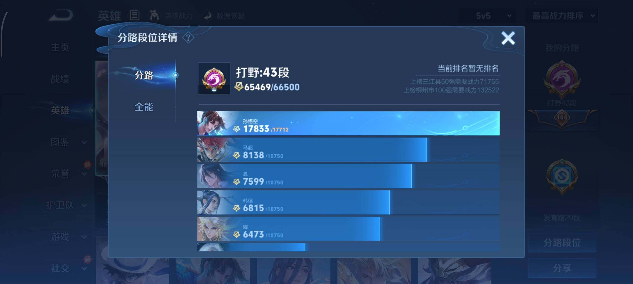 WZCMY437119王者荣耀账号详情图5