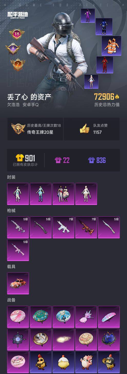 HPQM417967和平精英账号详情图7