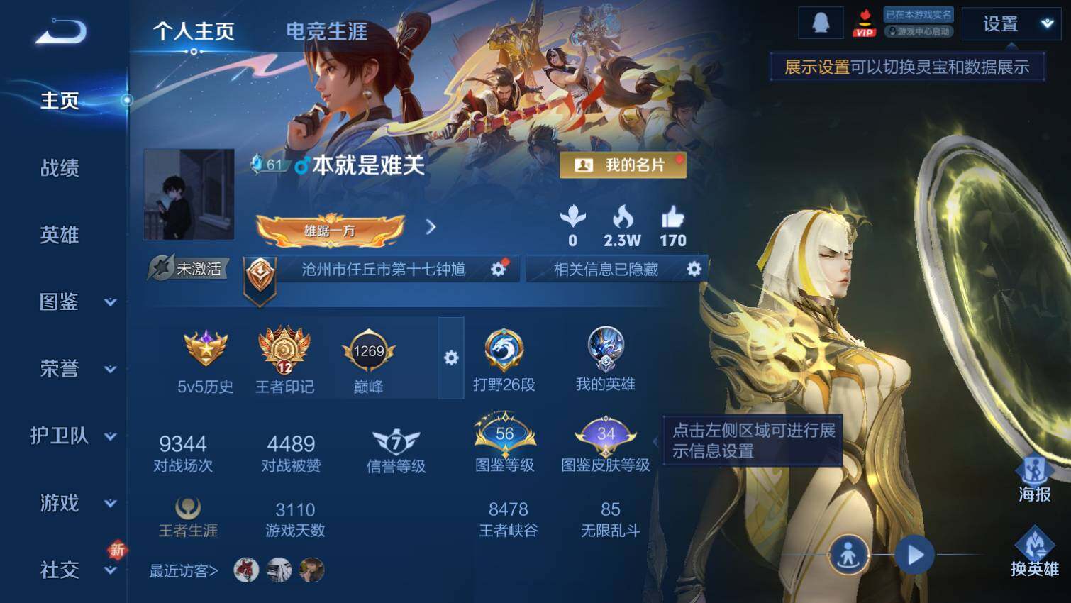 WZ03433810王者荣耀账号详情图3 WZ03433810王者荣耀账号详情图3