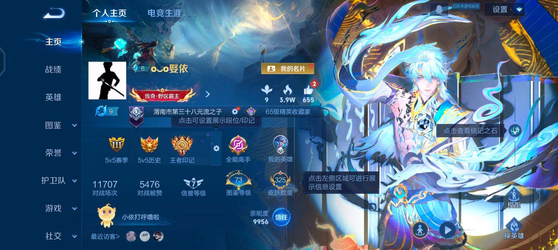 WZQM437198王者荣耀账号详情图3 WZQM437198王者荣耀账号详情图3