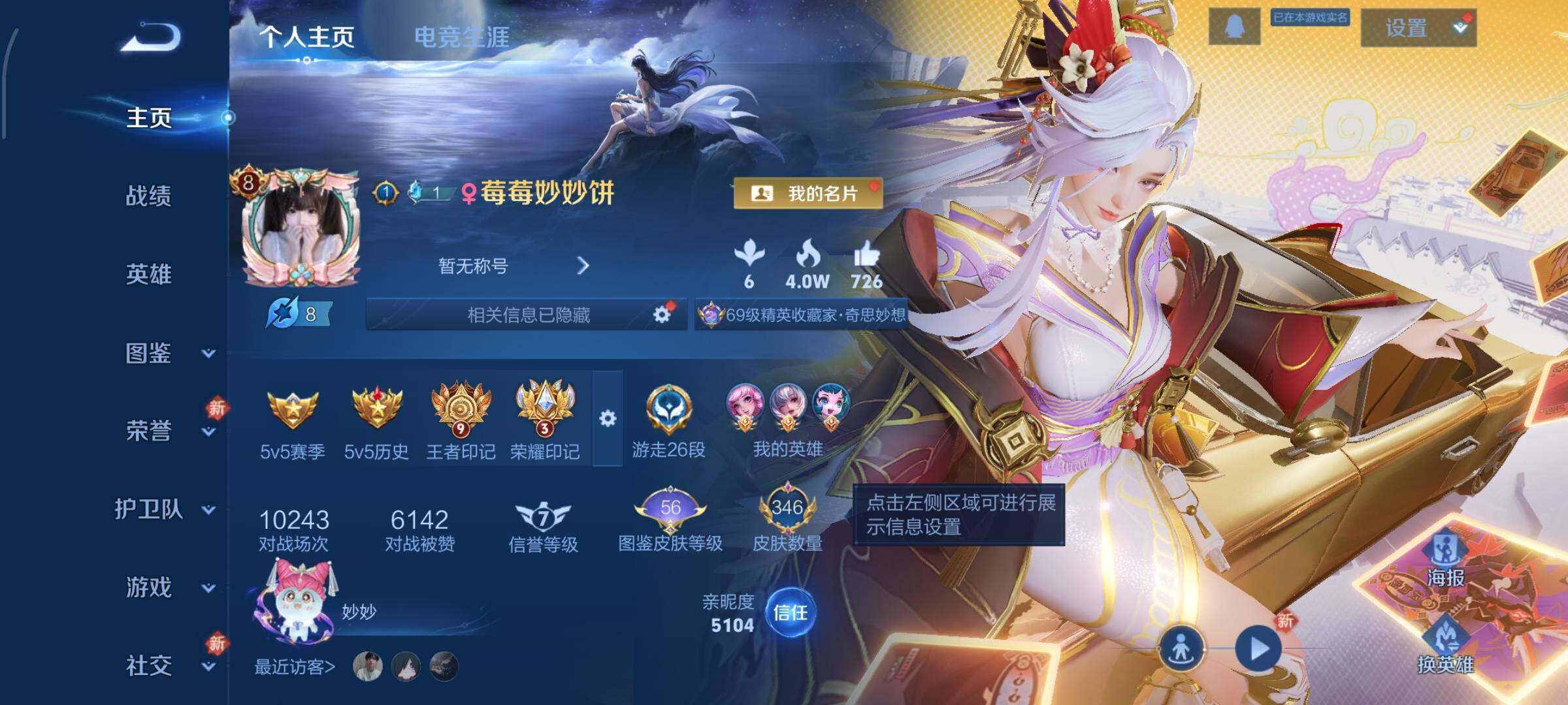 WZCMW438104王者荣耀账号详情图2