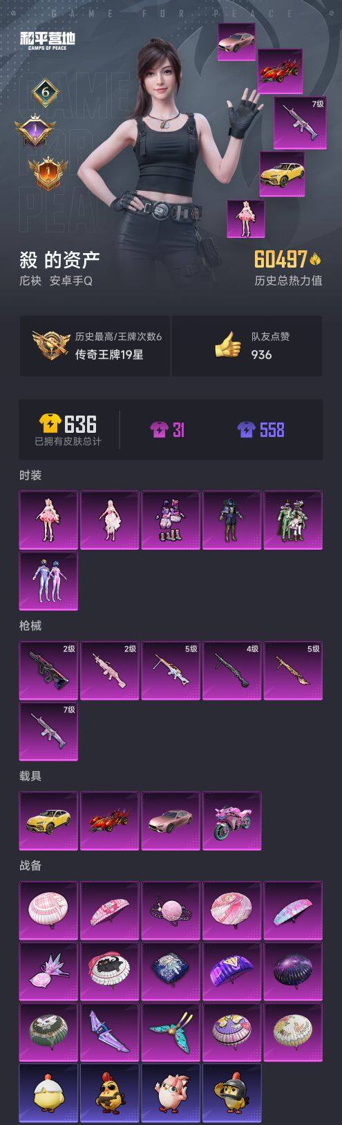 HPQM418565和平精英账号详情图6