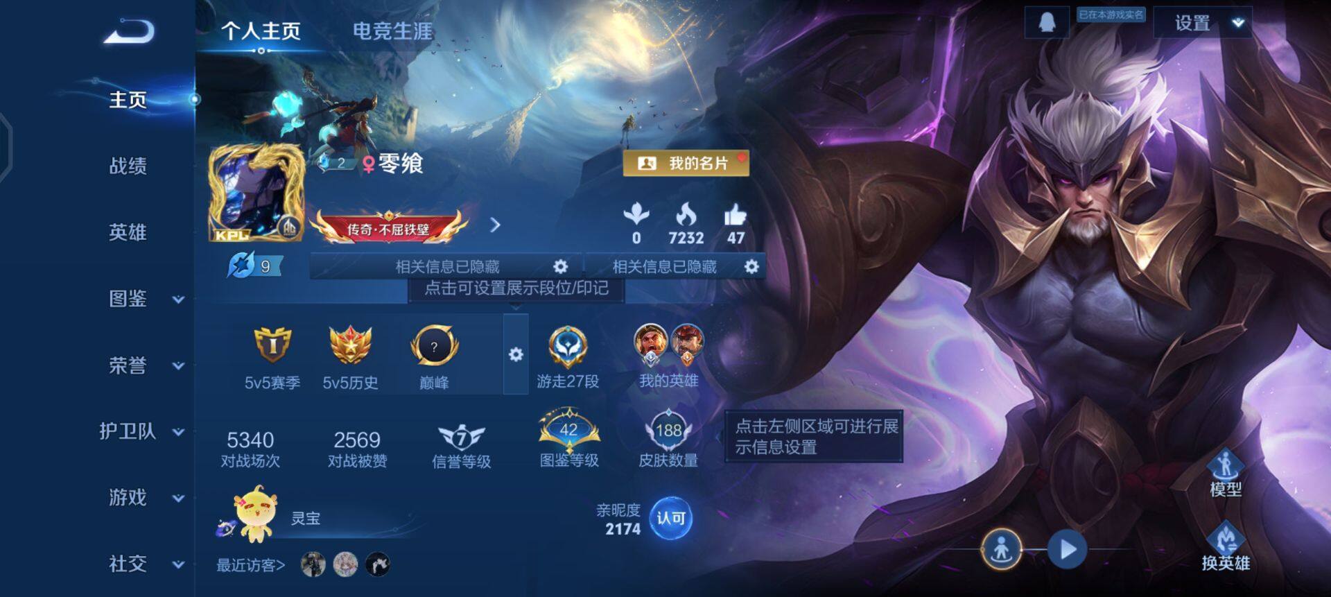 WZQM437155王者荣耀账号详情图3