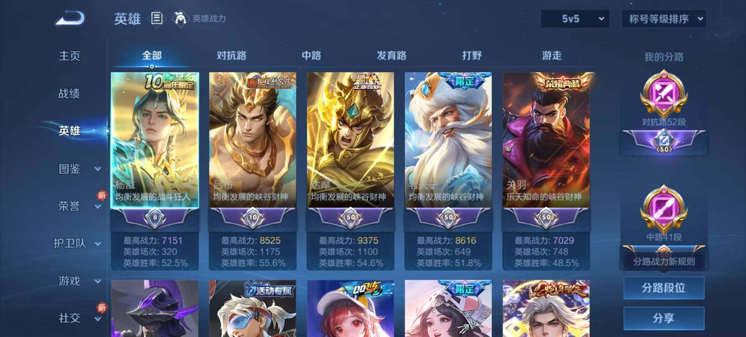 WZLX467198王者荣耀账号详情图3